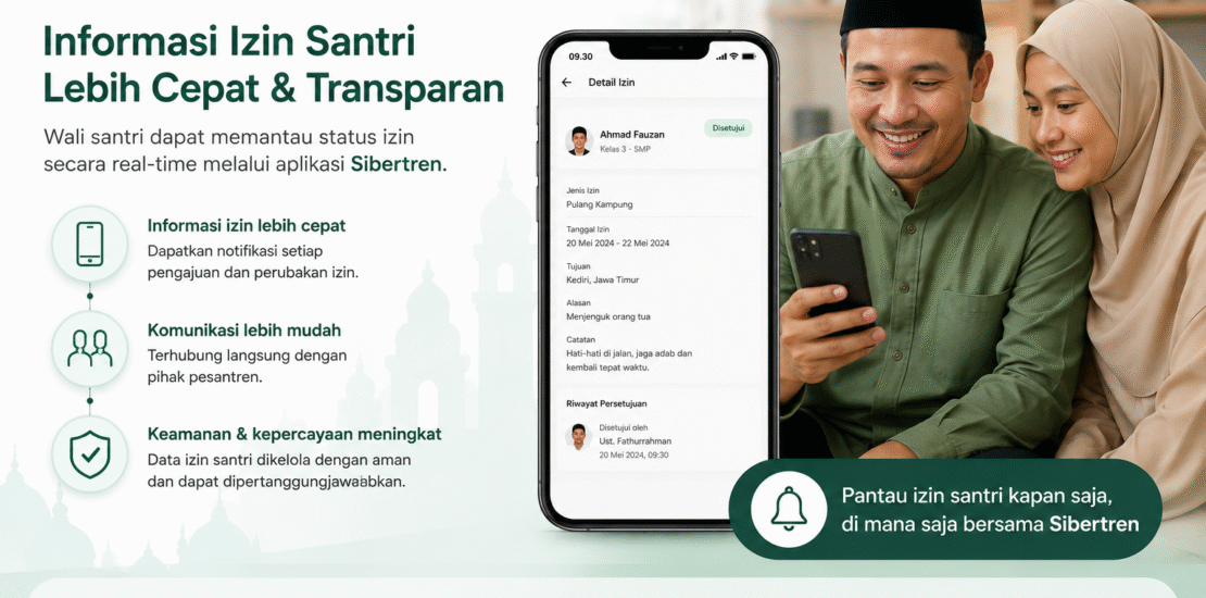 Sistem perizinan santri digital