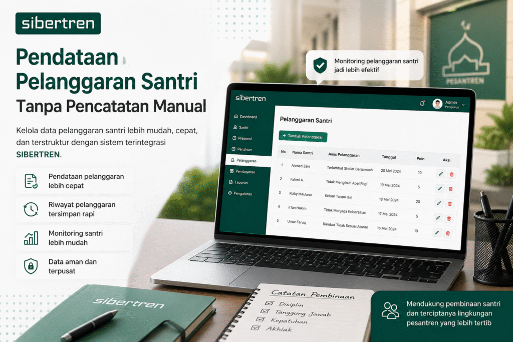 Pendataan Pelanggaran Santri